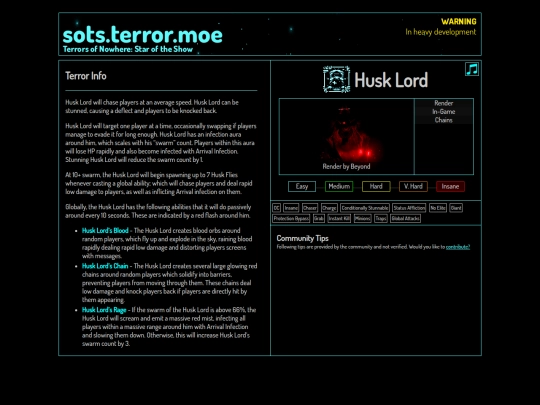 compendium/husklord screenshot