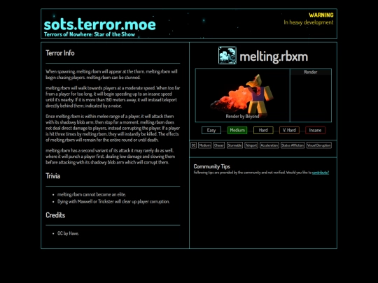 compendium/meltingrbxm screenshot
