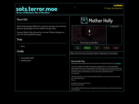compendium/motherholly screenshot
