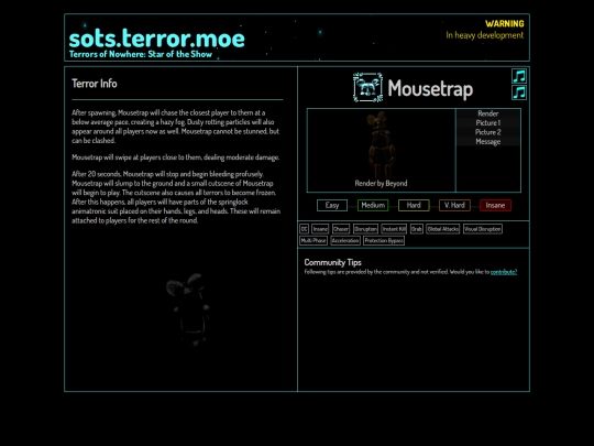 compendium/mousetrap screenshot