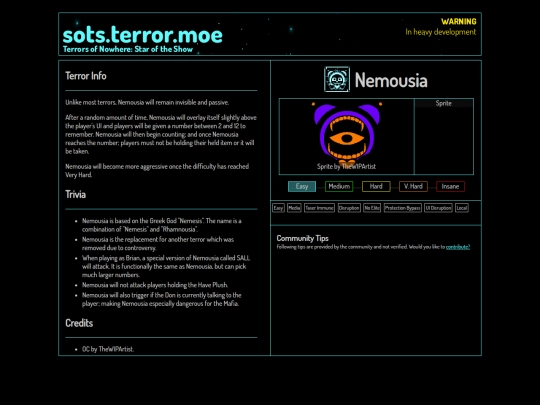 compendium/nemousia screenshot