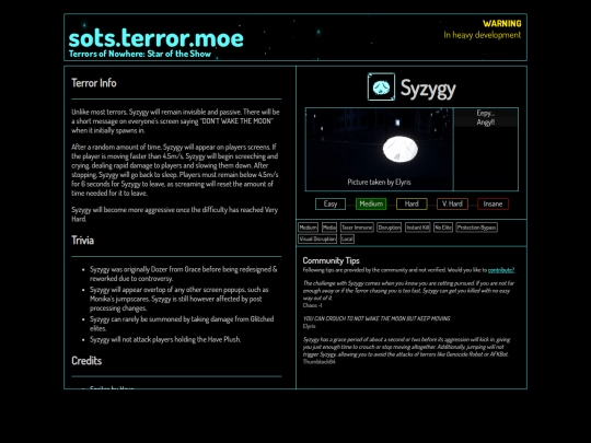 compendium/syzygy screenshot