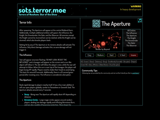 compendium/theaperture screenshot