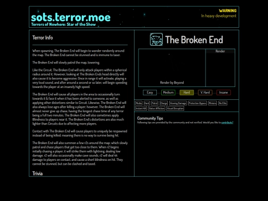 compendium/thebrokenend screenshot