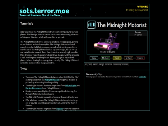 compendium/themidnightmotorist screenshot