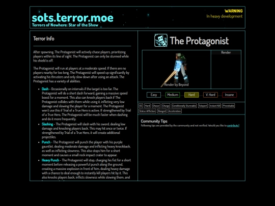 compendium/theprotagonist screenshot