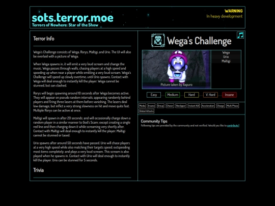 compendium/wegaschallenge screenshot