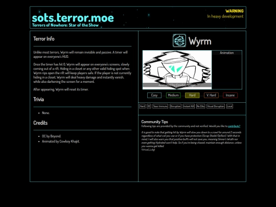 compendium/wyrm screenshot
