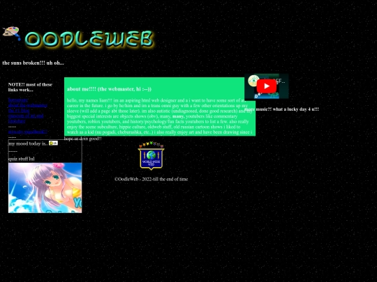 webmaster screenshot