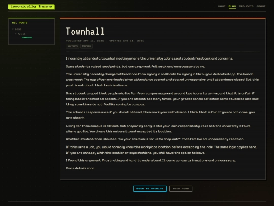 blog/townhall-meeting screenshot