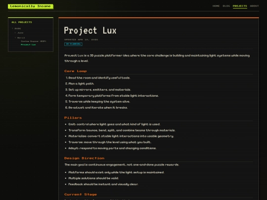 projects/project-lux screenshot