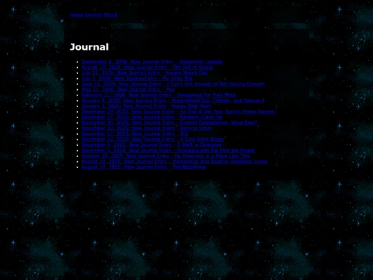 journal screenshot