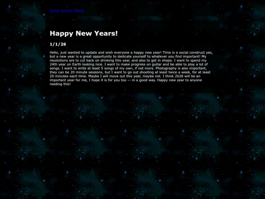 journal/JE12 screenshot