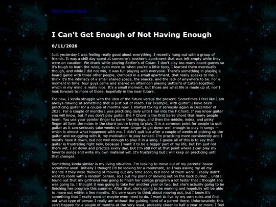 journal/JE16 screenshot