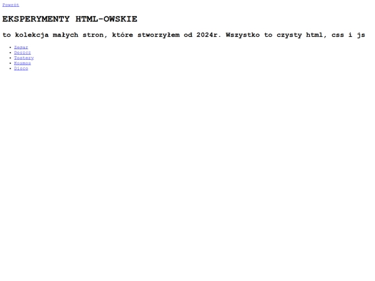 eksperymenty screenshot