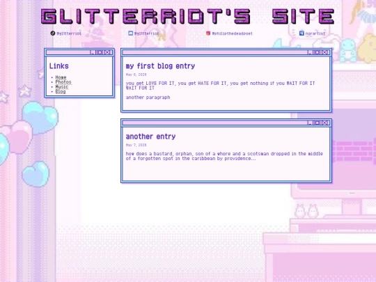 blog screenshot