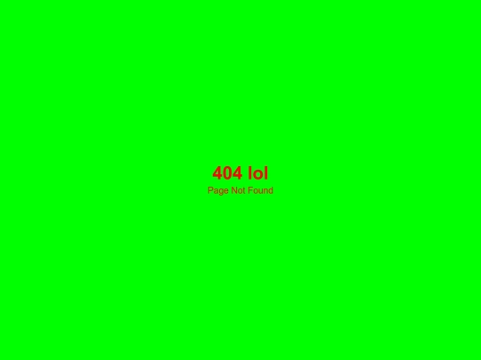 not_found screenshot