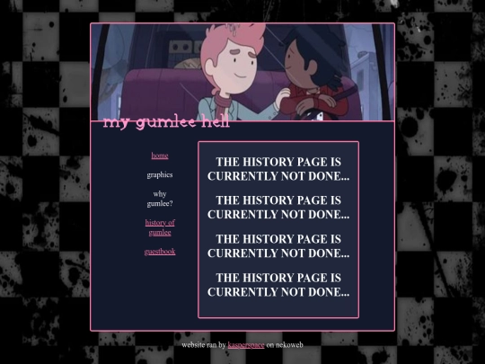 history screenshot