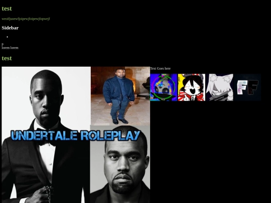 test screenshot