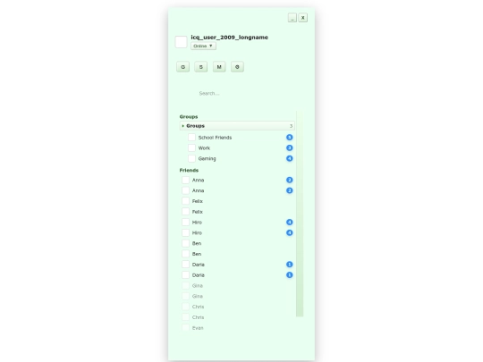 tesss/BuddyList screenshot