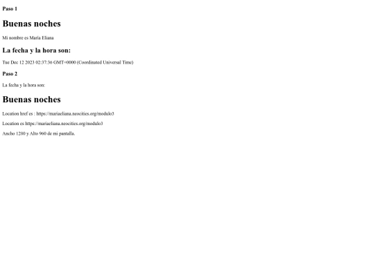 modulo3 screenshot