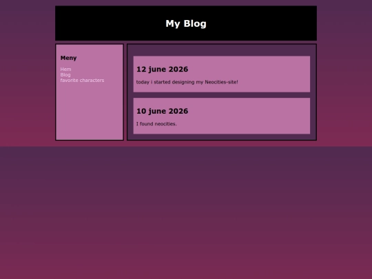 blog screenshot