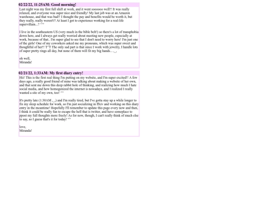 journal screenshot