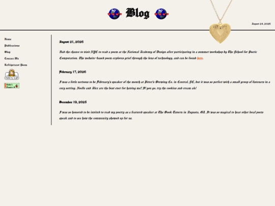 blog screenshot