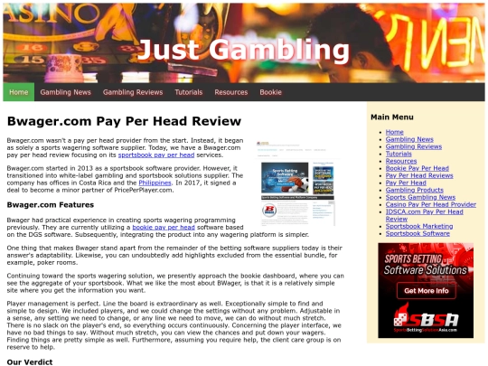 bwager-com-pay-per-head-review screenshot