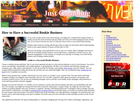 how-to-have-a-successful-bookie-business screenshot