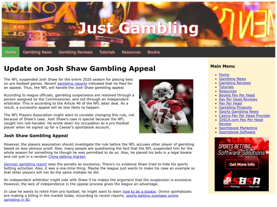 josh-shaw-gambling-appeal screenshot