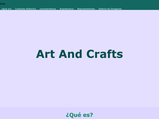 Pagina principal/Index-Art and crafs screenshot