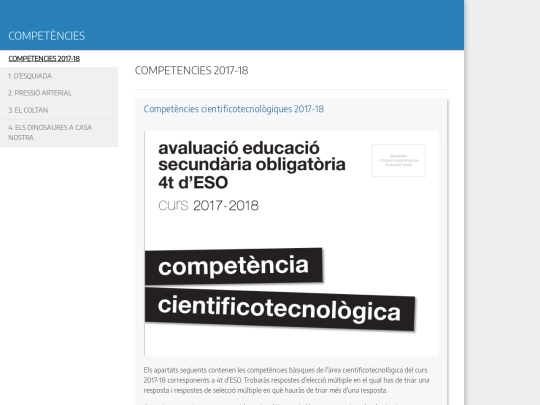 competencies screenshot