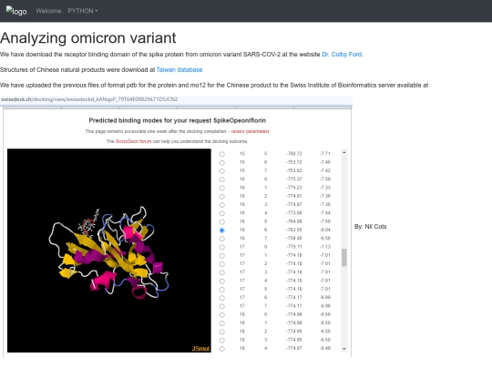 covid19 screenshot