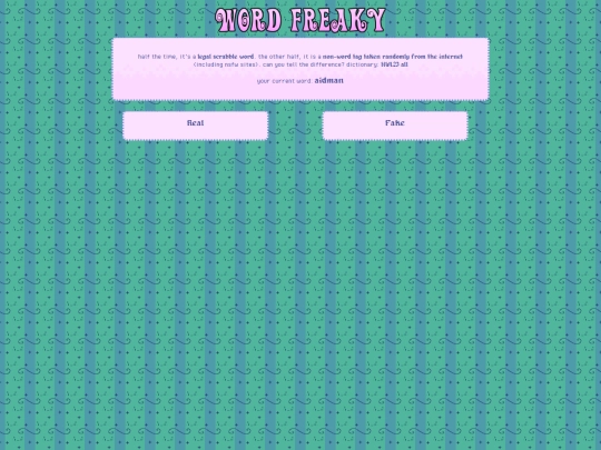 wordfreaky screenshot