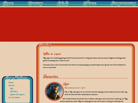 pages/gaming screenshot