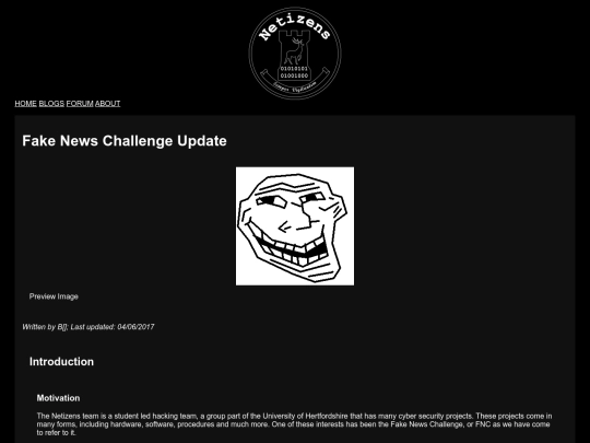 blogs/fake-news-challenge-update screenshot