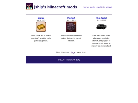 posts screenshot