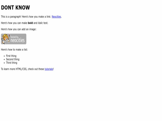index screenshot