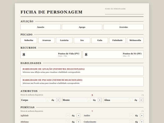 FichaPenasCinzas screenshot