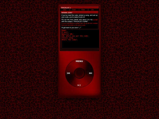 cliques/tracklist/join screenshot