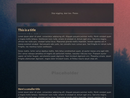 test screenshot