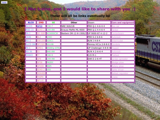 trainpage screenshot