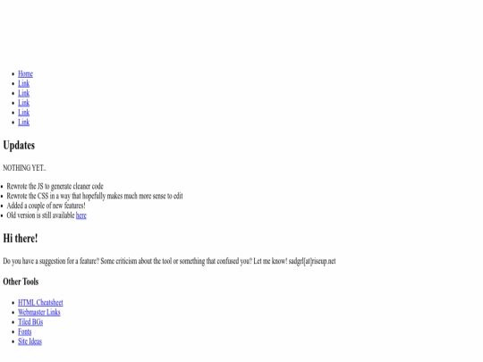 index screenshot