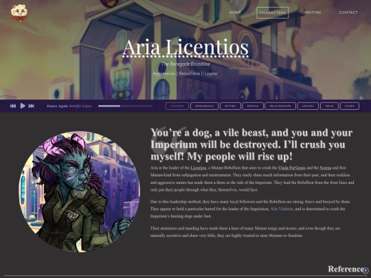 characters/Aria screenshot