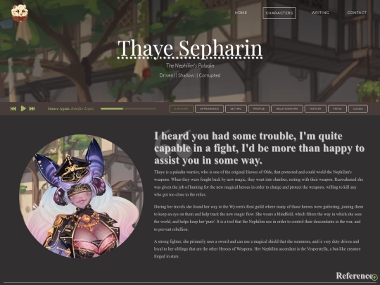 characters/Thaye screenshot