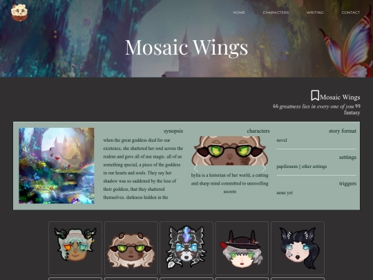 folders/Mosaic_Wings screenshot