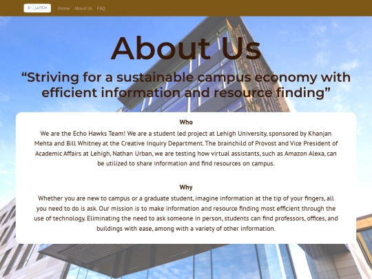 AboutUs screenshot