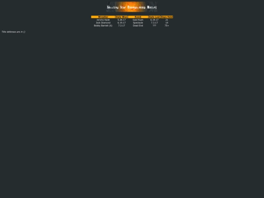 icwhistory/shootingstarold screenshot
