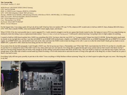 pages/currentrig screenshot